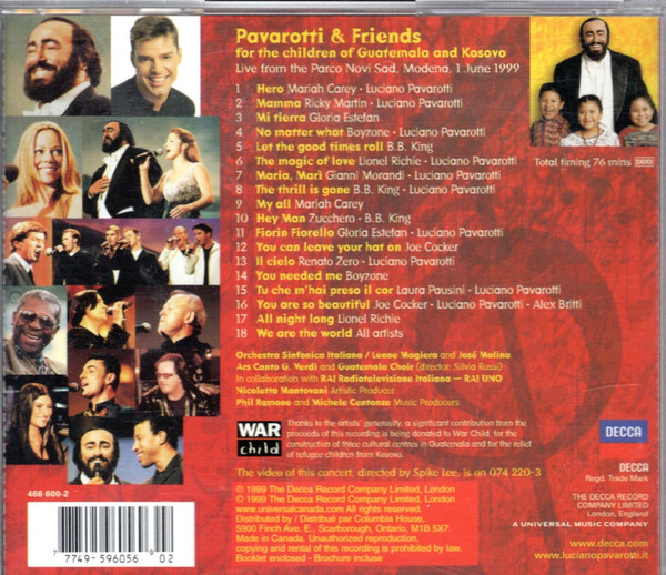 Pavarotti* & Friends*-1