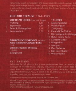 Richard Strauss - Elisabeth Schwarzkopf, Radio-Symphonie-Orchester Berlin, London Symphony Orchestra, George Szell-1