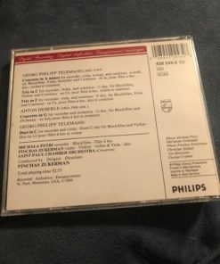 Georg Philipp Telemann, Anton Heberle, Michala Petri, The Saint Paul Chamber Orchestra, Pinchas Zukerman-3