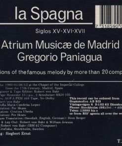 Atrium Musicae De Madrid, Gregorio Paniagua-1