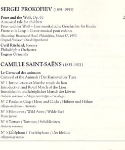 Philadelphia Orchestra* • Eugene Ormandy • Cyril Ritchard — Prokofiev* / Britten* / Saint-Saëns*-4