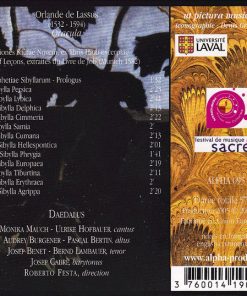 Roland de Lassus - Ensemble Daedalus, Roberto Festa-1