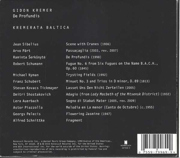 Gidon Kremer, Kremerata Baltica-1
