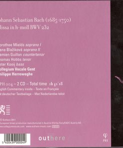 Johann Sebastian Bach · Collegium Vocale - Philippe Herreweghe-1