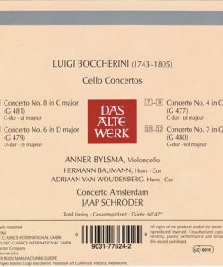 Luigi Boccherini - Anner Bylsma, Concerto Amsterdam, Jaap Schröder-1