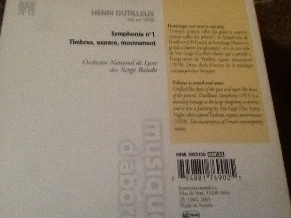 Henri Dutilleux - Orchestre National De Lyon, Serge Baudo-4