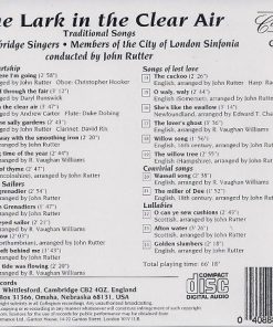 The Cambridge Singers With Members Of The City Of London Sinfonia Directed By John Rutter-1