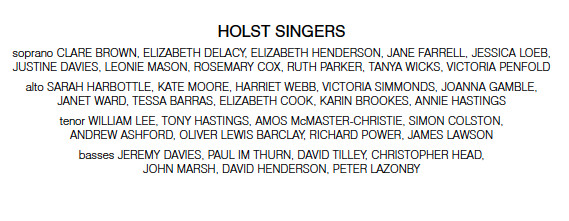 Gustav Holst - The Holst Singers, Stephen Layton-3