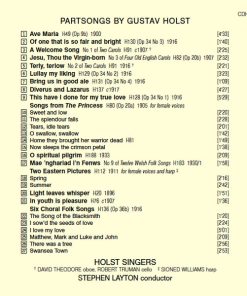 Gustav Holst - The Holst Singers, Stephen Layton-4