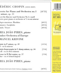 Frédéric Chopin, Maria João Pires, Emmanuel Krivine, The Chamber Orchestra Of Europe-1