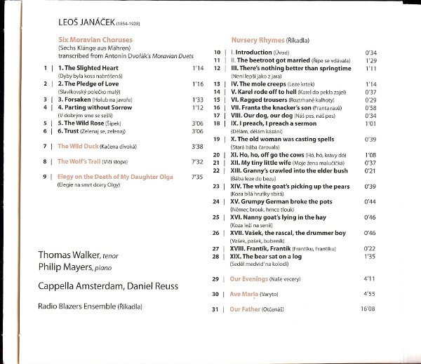 Leoš Janáček, Cappella Amsterdam, Daniel Reuss-4