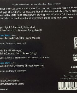 Isaac Stern, Lucerne Festival Orchestra, Lorin Maazel, Ernest Ansermet - Pyotr Ilyich Tchaikovsky / Béla Bartók-1