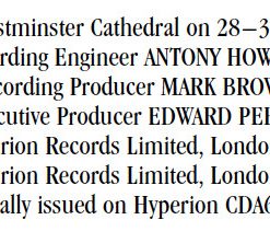Tomás Luis de Victoria - Westminster Cathedral Choir, David Hill-4
