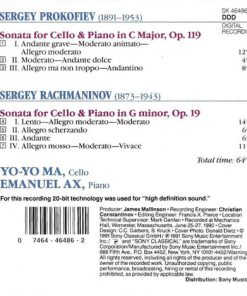 Sergei Rachmaninoff • Sergei Prokofiev - Emanuel Ax • Yo-Yo Ma-3
