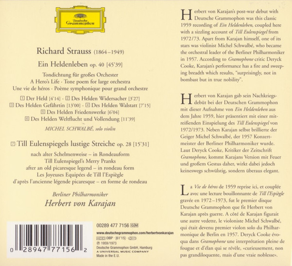 Richard Strauss - Berliner Philharmoniker, Herbert von Karajan-1