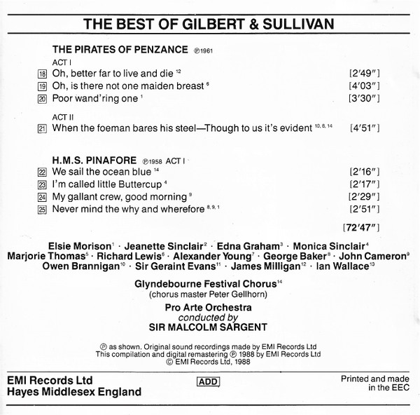 Gilbert & Sullivan, Sir Malcolm Sargent-4