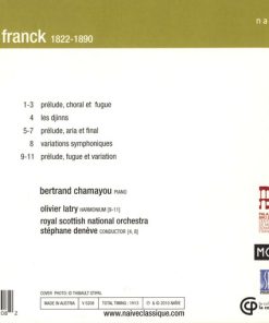 César Franck - Bertrand Chamayou, Olivier Latry, Royal Scottish National Orchestra, Stéphane Denève-1