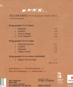 Félicien-César David, Quatuor Cambini-1