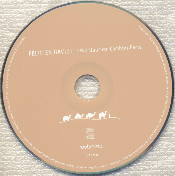 Félicien-César David, Quatuor Cambini-2