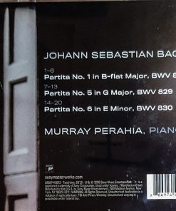 Murray Perahia, Johann Sebastian Bach-1