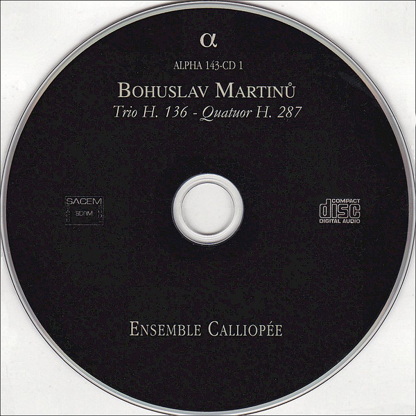 Bohuslav Martinů - Ensemble Calliopée-2