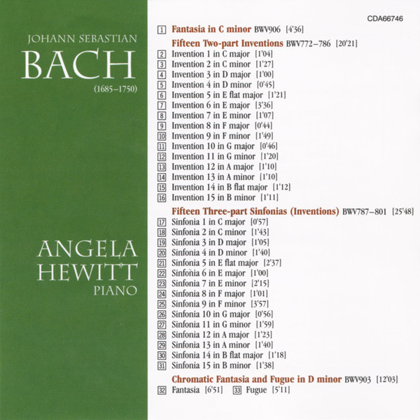 Bach* - Angela Hewitt-1