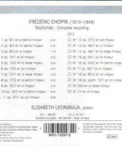 Elisabeth Leonskaja, Chopin*-1