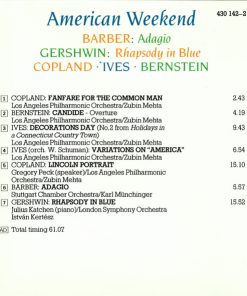 Barber*, Gershwin*, Copland*, Ives*, Bernstein*-2