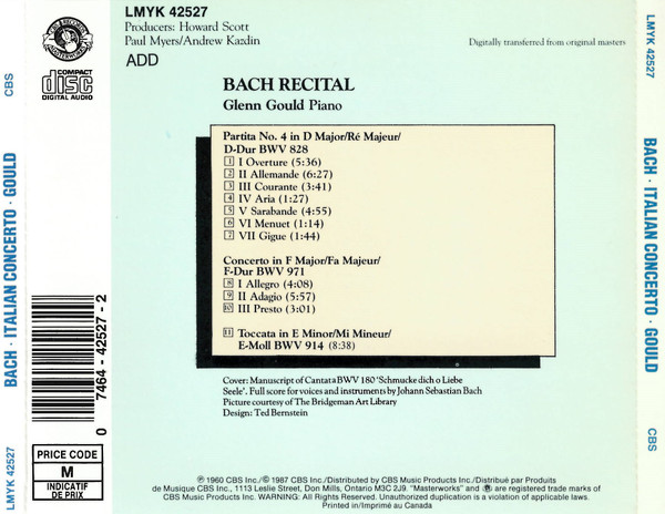 Bach*, Glenn Gould-2
