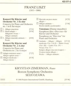 Franz Liszt, Krystian Zimerman, Boston Symphony Orchestra, Seiji Ozawa-1