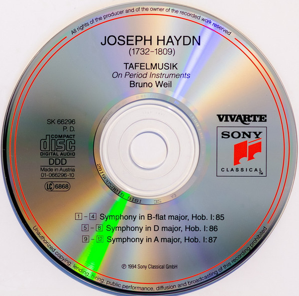 Joseph Haydn, Tafelmusik*, Bruno Weil-2
