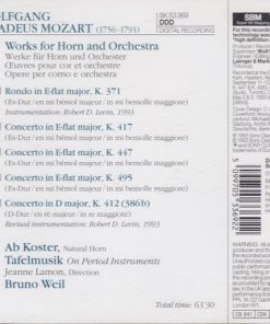 Mozart* - Ab Koster, Tafelmusik*, Bruno Weil-2