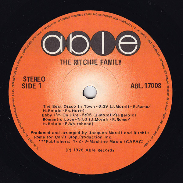 The Ritchie Family-2