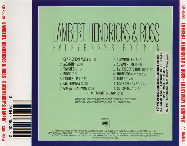 Lambert, Hendricks & Ross-1
