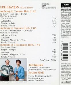 Joseph Haydn, Tafelmusik Baroque Orchestra, Bruno Weil-1