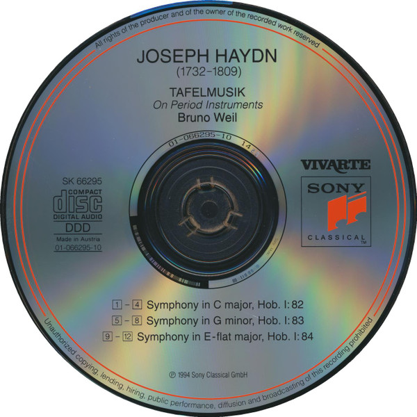 Joseph Haydn, Tafelmusik Baroque Orchestra, Bruno Weil-2