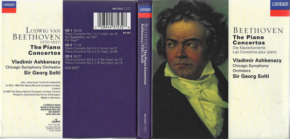 Beethoven* ; Vladimir Ashkenazy, Chicago Symphony Orchestra, Sir Georg Solti*-1