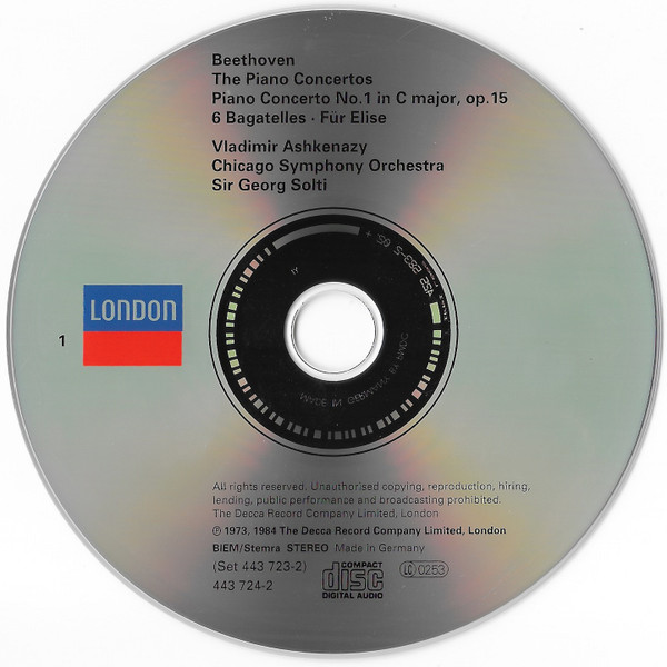 Beethoven* ; Vladimir Ashkenazy, Chicago Symphony Orchestra, Sir Georg Solti*-4