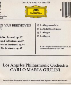 Beethoven* - Los Angeles Philharmonic Orchestra, Carlo Maria Giulini-1