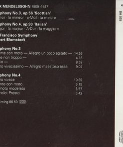 Mendelssohn* – San Francisco Symphony / Herbert Blomstedt-1