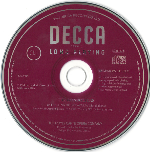 Gilbert & Sullivan, D'Oyly Carte Opera Company-2