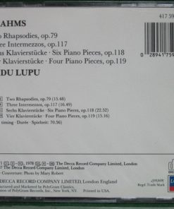 Brahms* - Radu Lupu-2