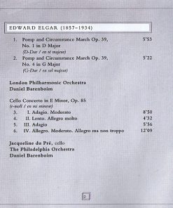 Jacqueline Du Pré - Daniel Barenboim - Elgar* - Philadelphia Orchestra* - London Philharmonic Orchestra-1