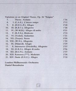 Jacqueline Du Pré - Daniel Barenboim - Elgar* - Philadelphia Orchestra* - London Philharmonic Orchestra-2