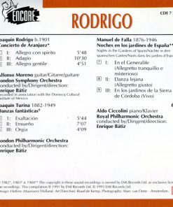 Joaquín Rodrigo, Manuel De Falla, Joaquín Turina, Alfredo Moreno, Aldo Ciccolini, Enrique Batiz-2