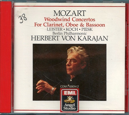 Mozart* - Leister*, Koch*, Piesk*, Herbert von Karajan, Berlin Philharmonic*-0