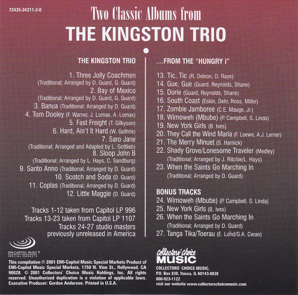 The Kingston Trio*-1