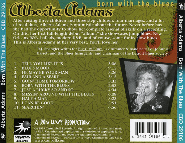 Alberta Adams Featuring Johnnie Bassett-1