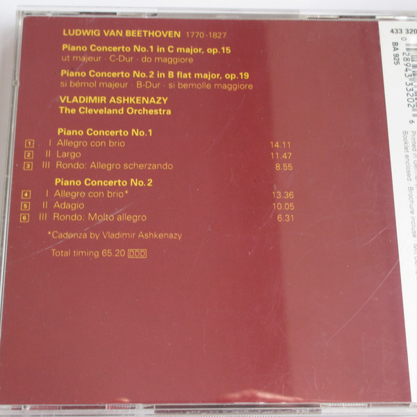 Beethoven*, Vladimir Ashkenazy, The Cleveland Orchestra-1