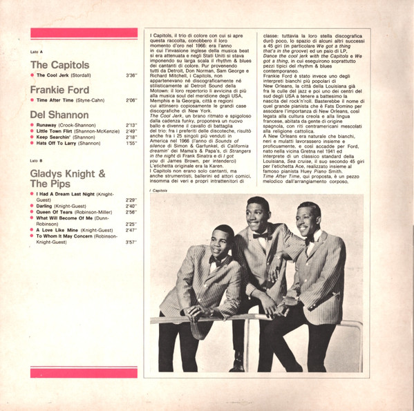 The Capitols / Frankie Ford / Del Shannon / Gladys Knight & The Pips*-1